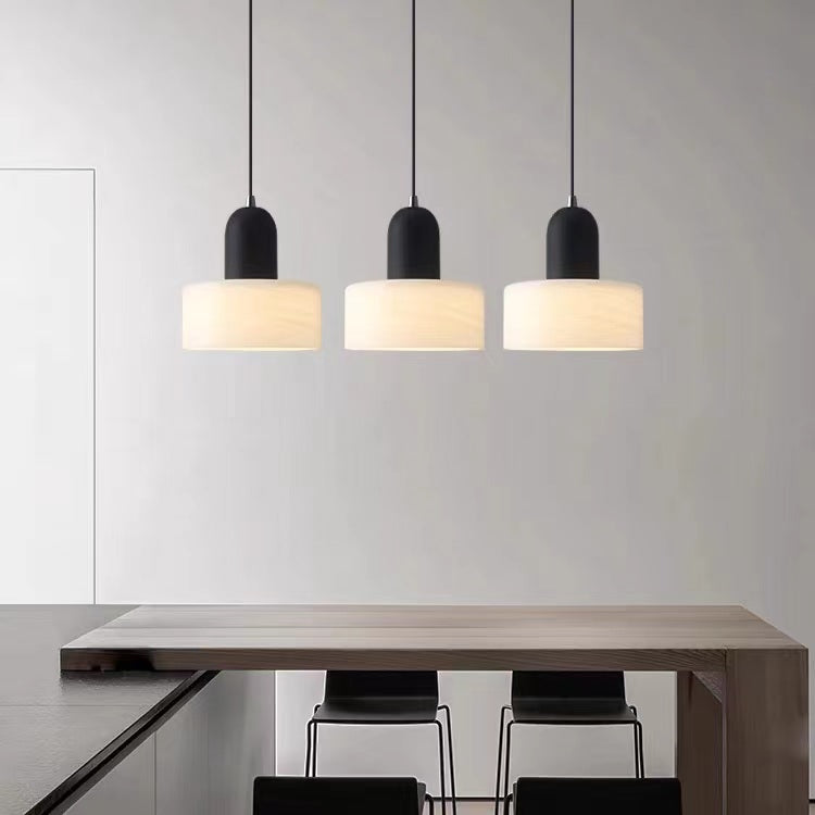 Nordic Modern Cylinder Glass Pendant Light