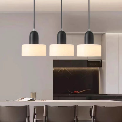 Nordic Modern Cylinder Glass Pendant Lamp