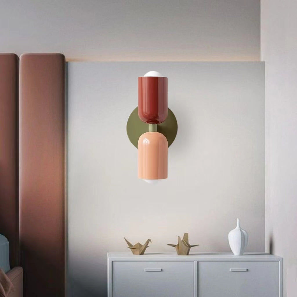 Modern Macaron Up Down Wall Lamp