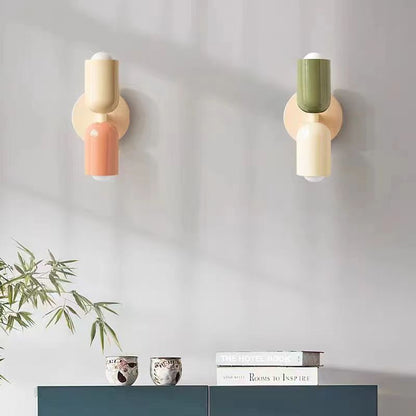 Modern Macaron Up Down Wall Lamp