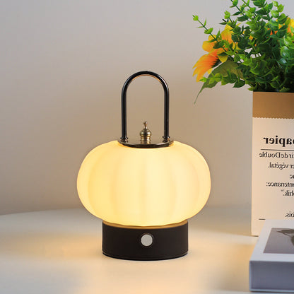 Nordic Rechargeable Portable Pumpkin Table Lamp