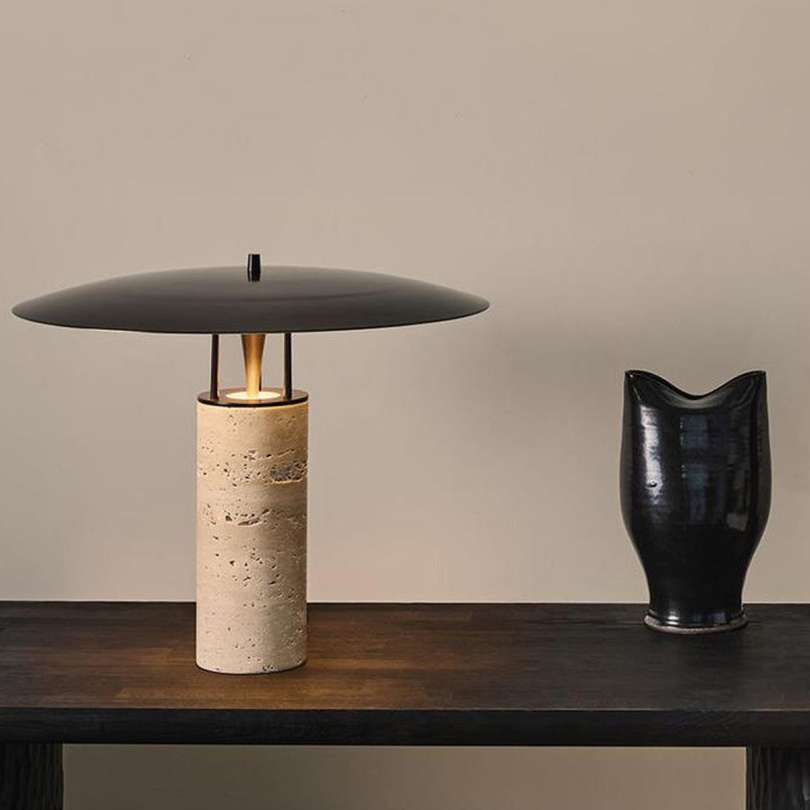 Nordic Retro Cave Stone Table Lamp