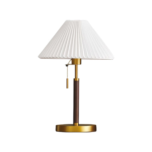 Nordic Retro Pleated Table Lamp