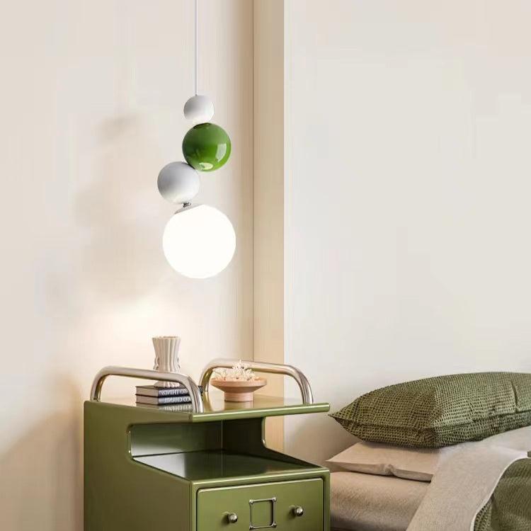 Nordic Style Globe Bedside Pendant Light