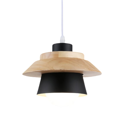 Nordic Macaron Metal Wooden Pendant Lamp