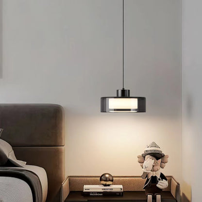 Nordic Modern Disc Glass Pendant Light