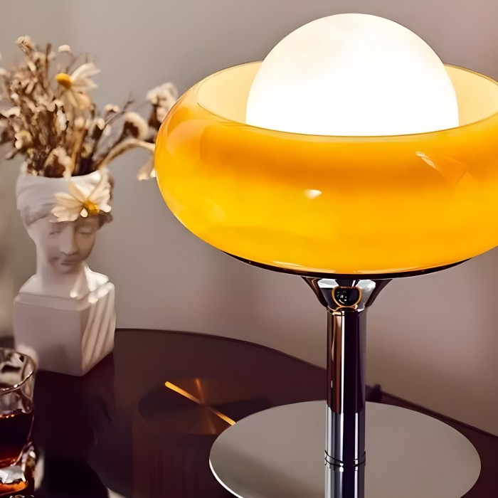 Nordic Bauhaus Egg Tart Table Lamp