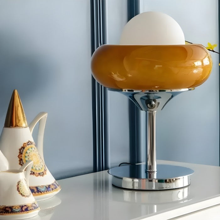 Nordic Bauhaus Egg Tart Table Lamp