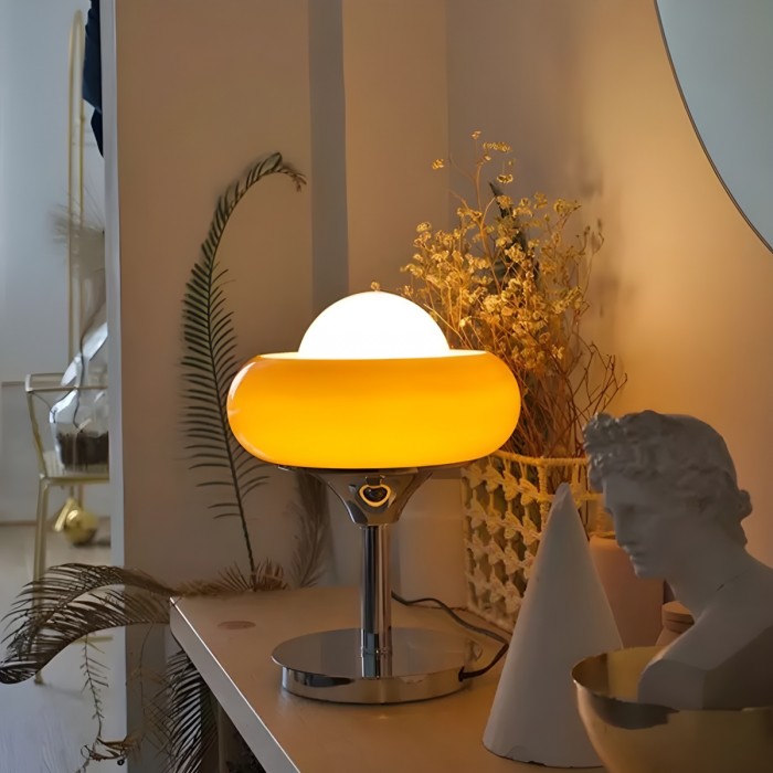 Nordic Bauhaus Egg Tart Table Lamp