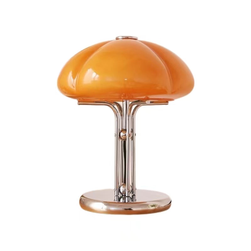 Nordic Bauhaus Pumpkin Glass Table Lamp