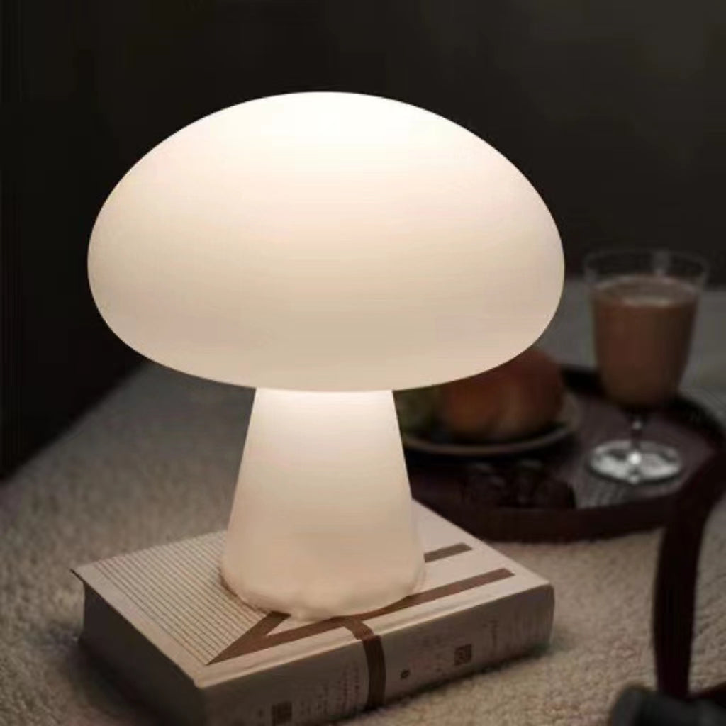 Nordic Cream White Mushroom Table Lamp