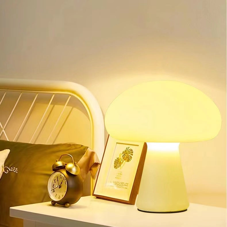 Nordic Cream White Mushroom Table Lamp