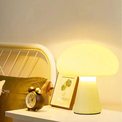Nordic Cream White Mushroom Table Lamp
