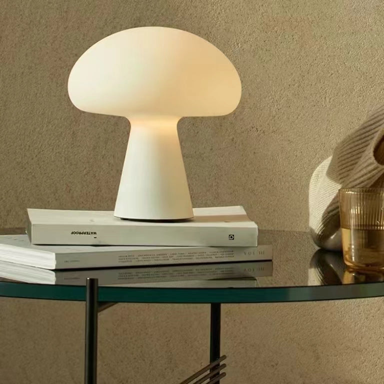Nordic Cream White Mushroom Table Lamp