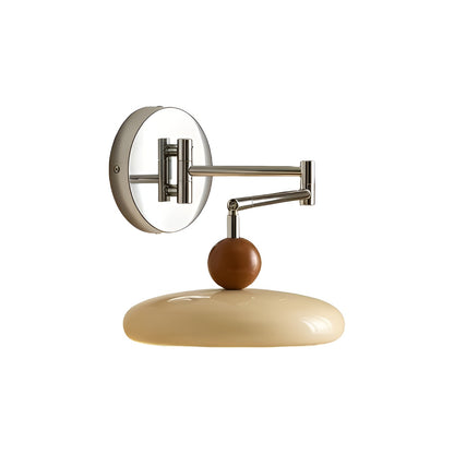 Nordic Disc Shade Swing Arm Wall Mounted Reading Light