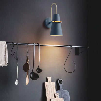 Nordic Horn Bucket Macaron Wall Lamp