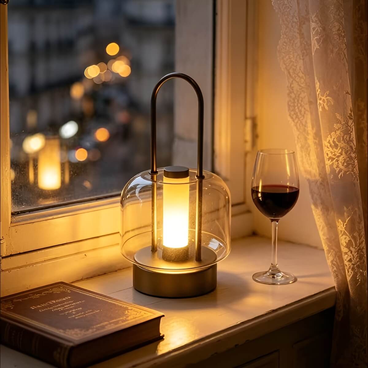 Nordic Lantern Mood Lighting LED Portable Lamp