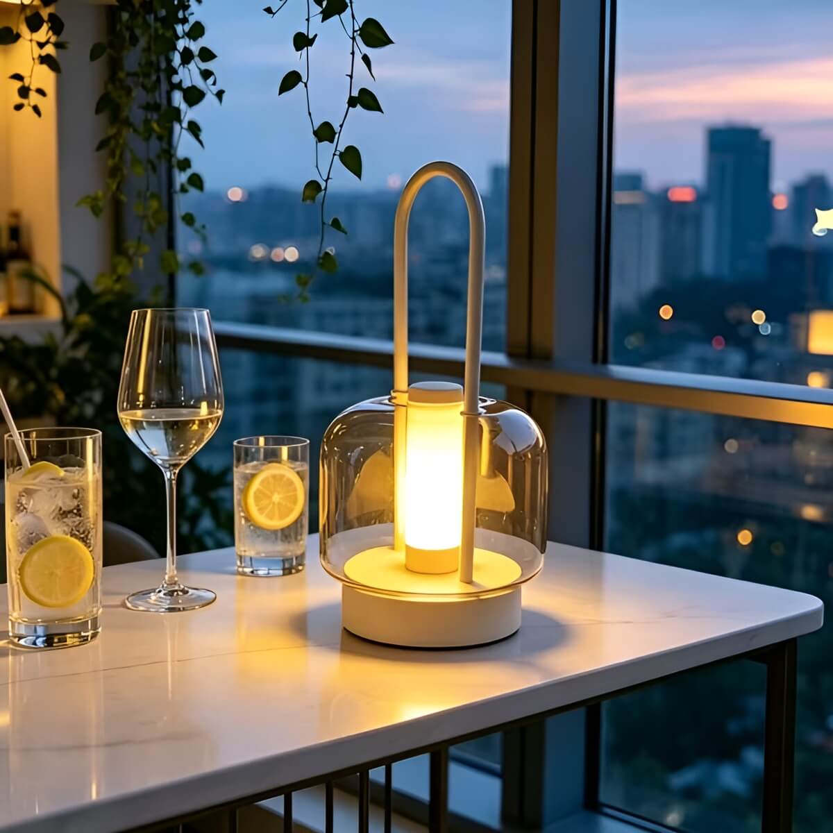 Nordic Lantern Mood Lighting LED Portable Lamp
