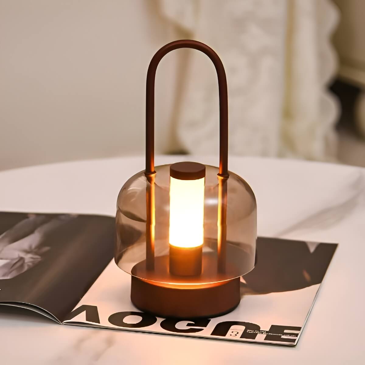 Nordic Lantern Mood Lighting LED Portable Lamp