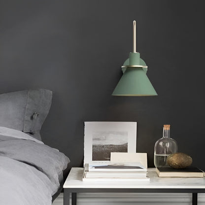 Nordic Macaron Cone Metal Wall Light