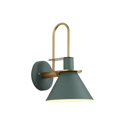 Nordic Macaron Cone Metal Wall Light