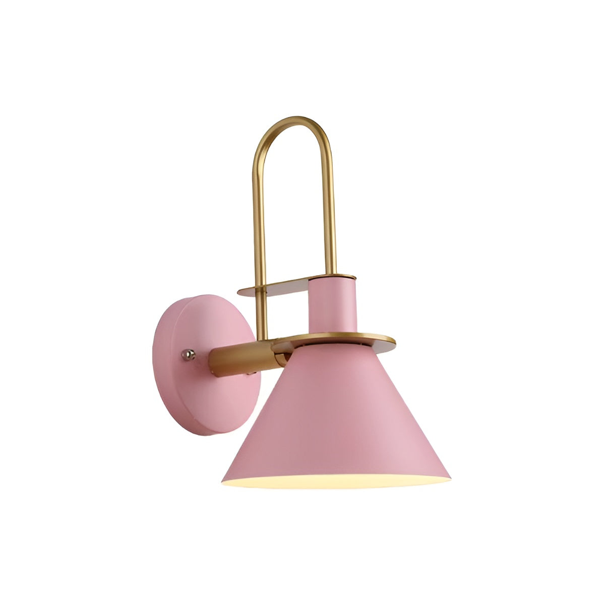 Nordic Macaron Cone Metal Wall Light
