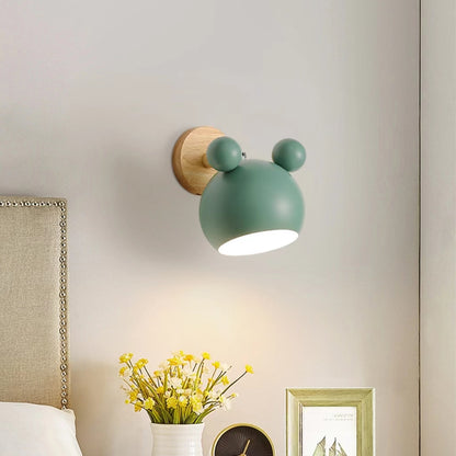 Nordic Macaron Cute Mickey Wall Lamp