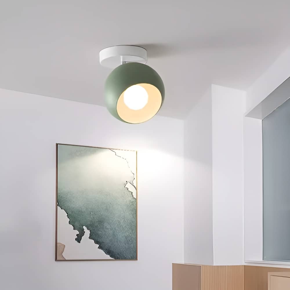 Nordic Macaron Orb LED Colorful Ceiling Light