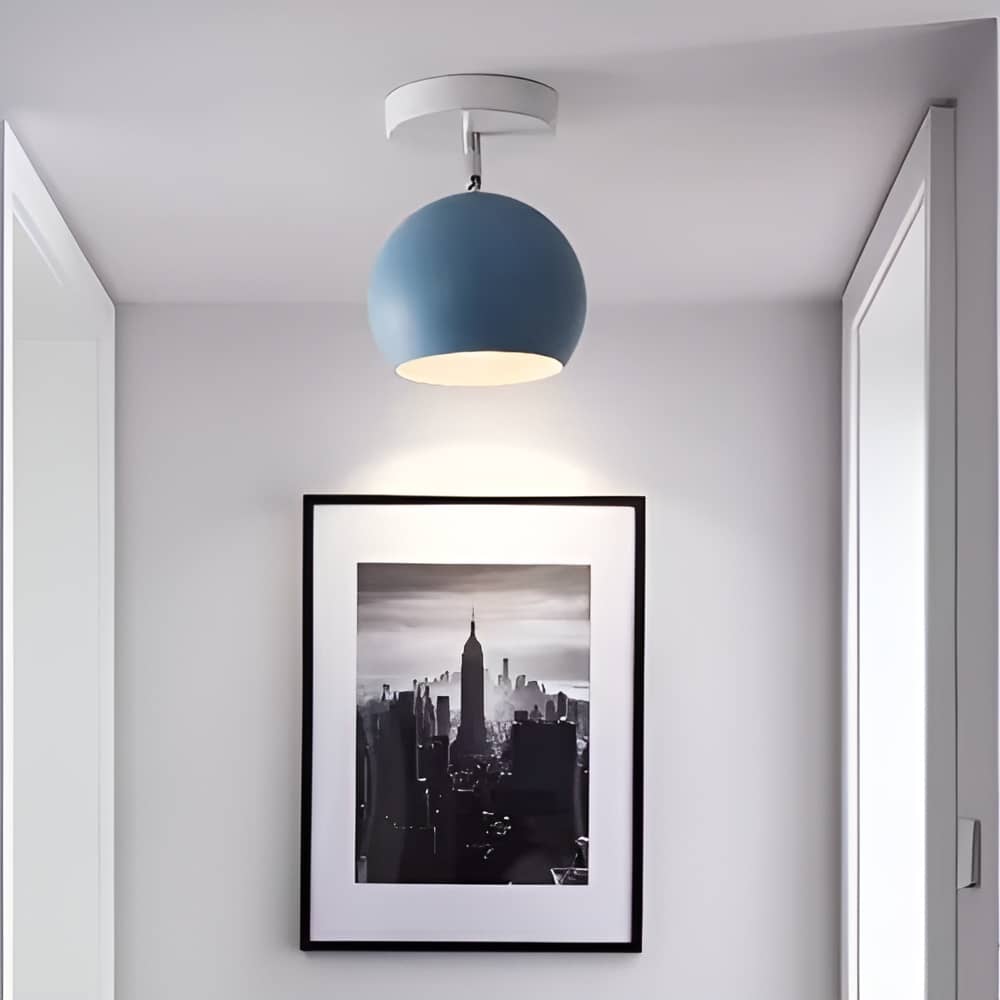 Nordic Macaron Orb LED Colorful Ceiling Light