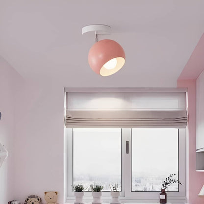 Nordic Macaron Orb LED Colorful Ceiling Light