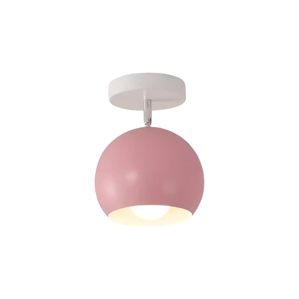 Nordic Macaron Orb LED Colorful Ceiling Light