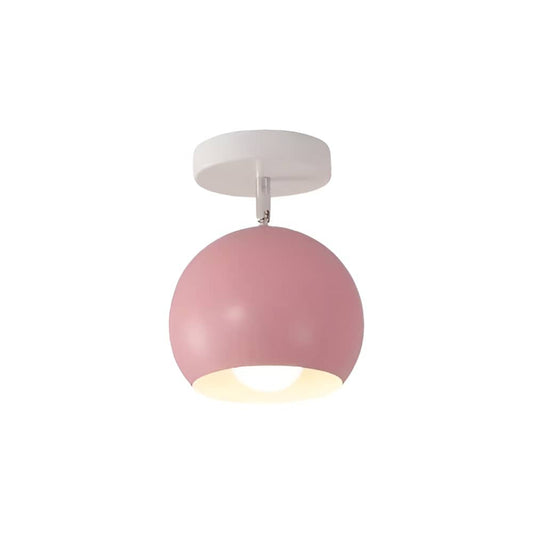 Nordic Macaron Orb LED Colorful Ceiling Light