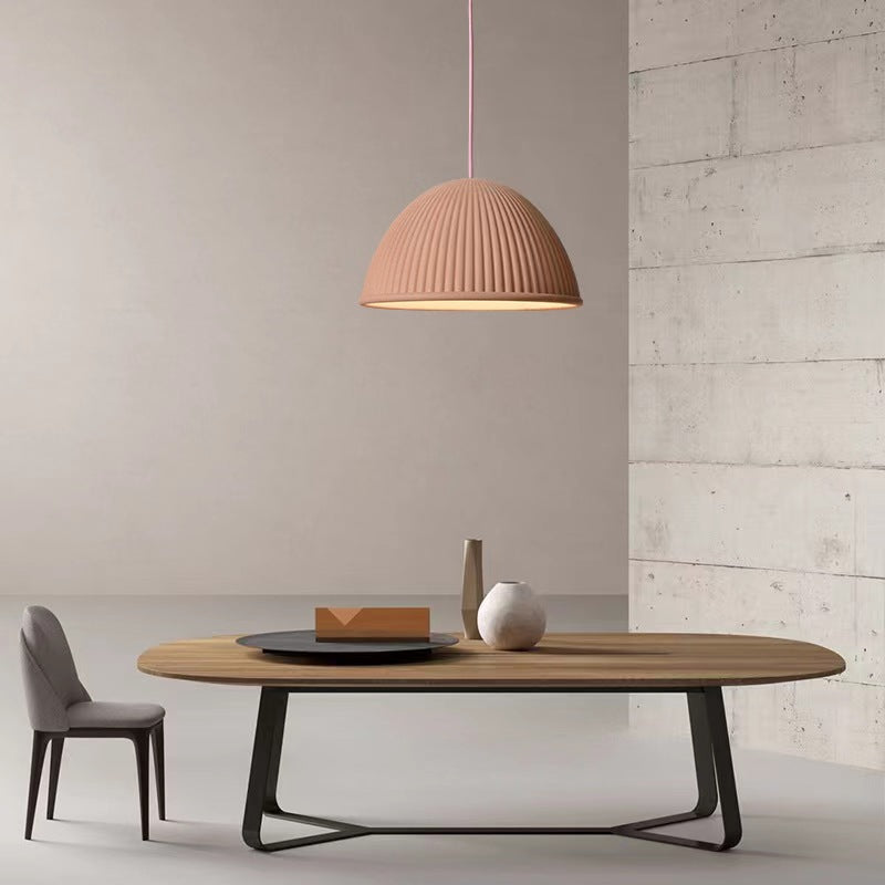 Nordic Macaron Resin Cream Pendant Light