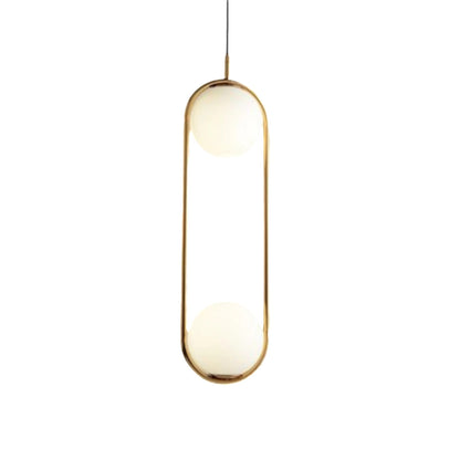Nordic Mila Glass Globe Pendant Lamp