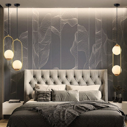 Nordic Mila Glass Globe Pendant Lamp