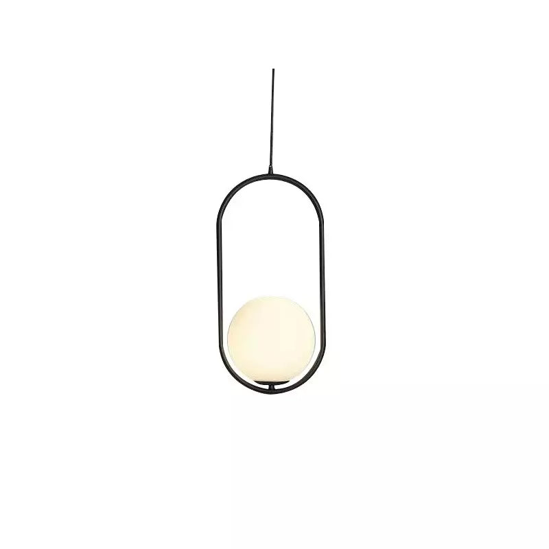 Nordic Mila Glass Globe Pendant Lamp