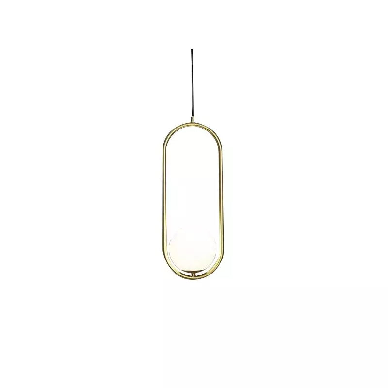 Nordic Mila Glass Globe Pendant Lamp