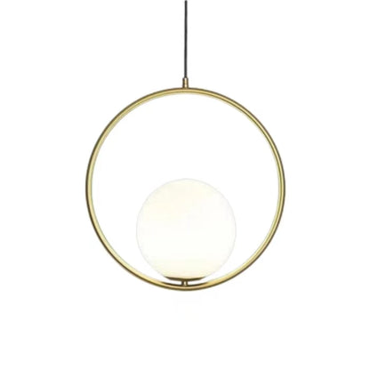 Nordic Mila Glass Globe Pendant Lamp