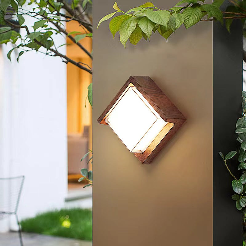Nordic Minimalist Waterproof Square Wall Lamp