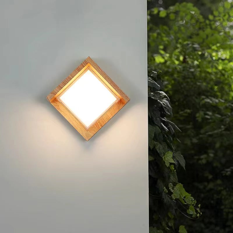 Nordic Minimalist Waterproof Square Wall Lamp