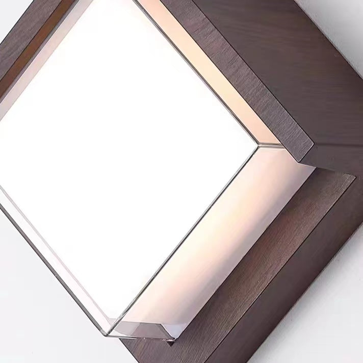 Nordische minimalistische wasserdichte quadratische Wandleuchte