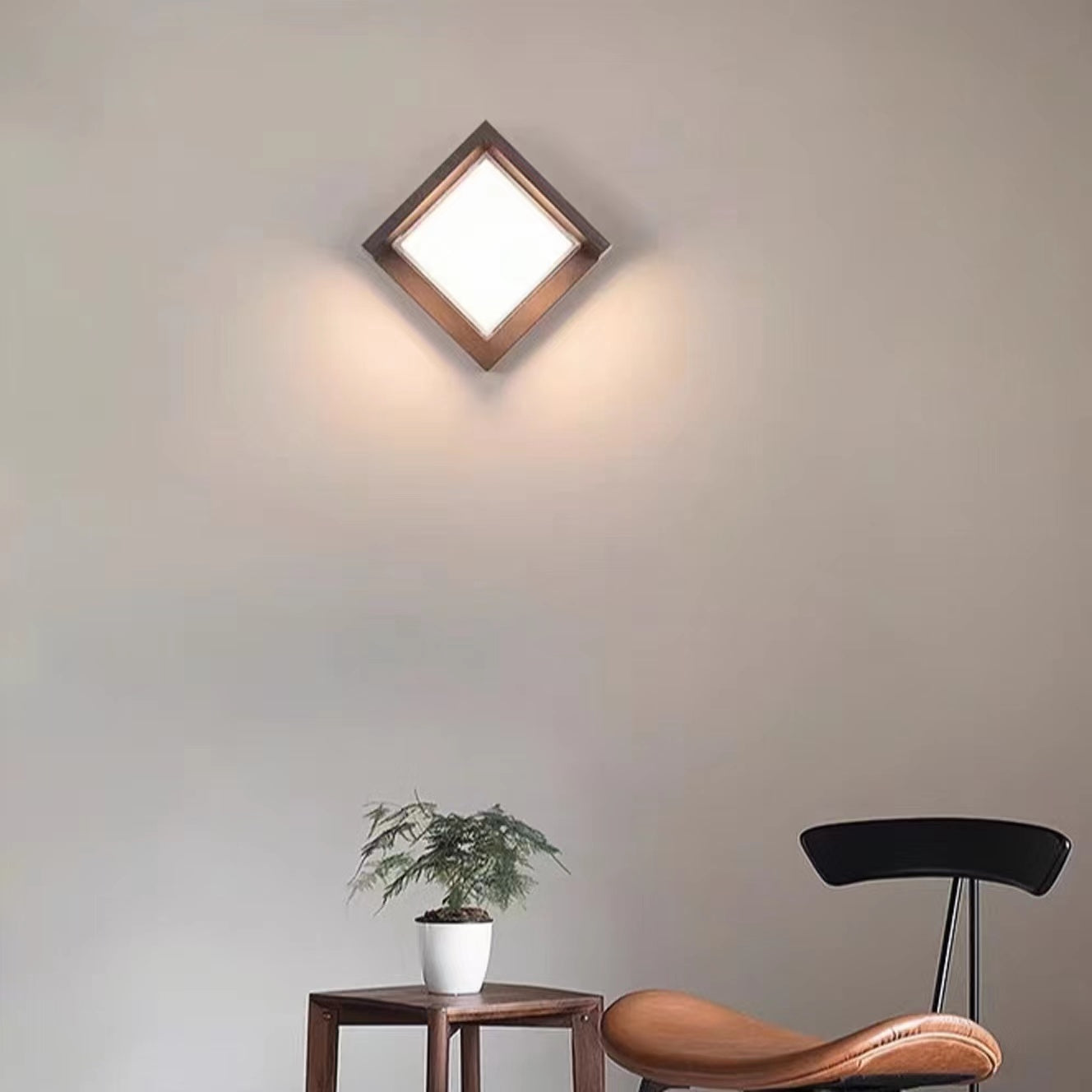 Nordic Minimalist Waterproof Square Wall Lamp