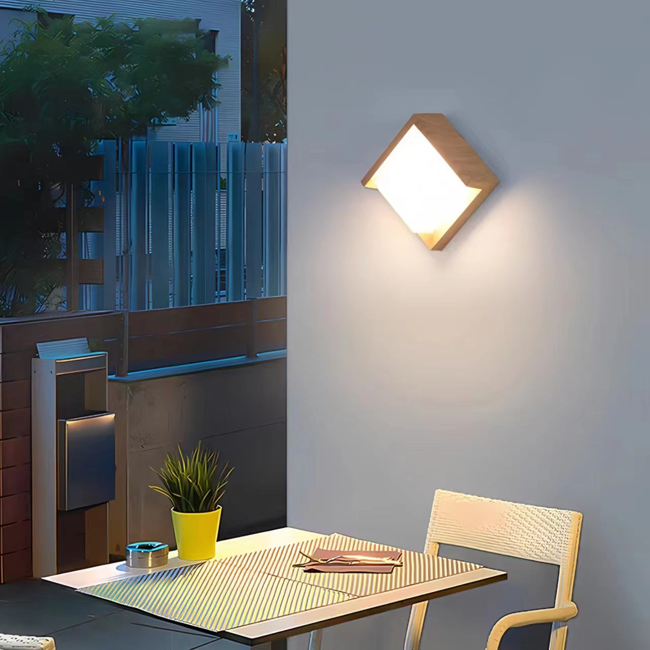 Nordic Minimalist Waterproof Square Wall Lamp