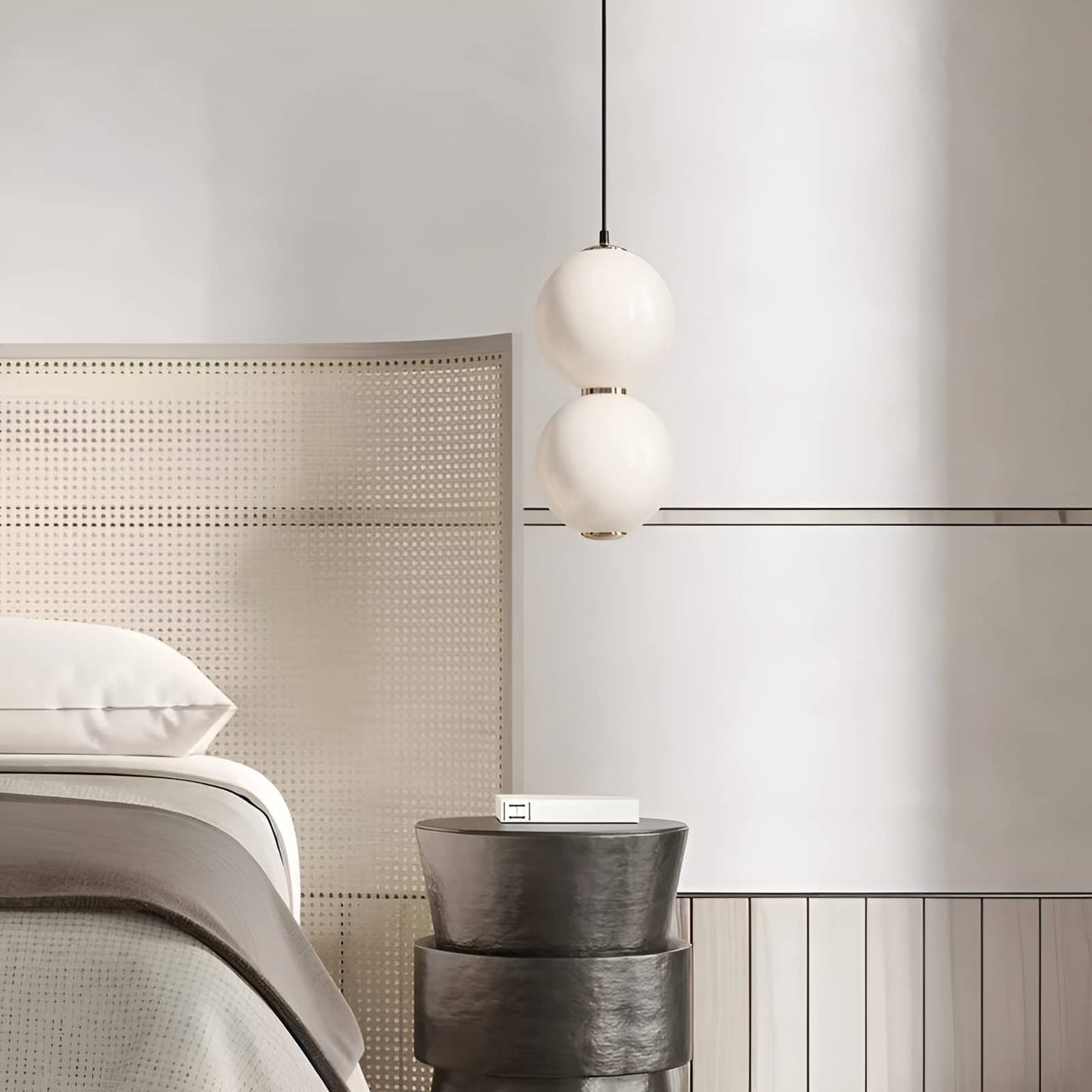 Nordic Minimalist White Pearls Pendant Lamp