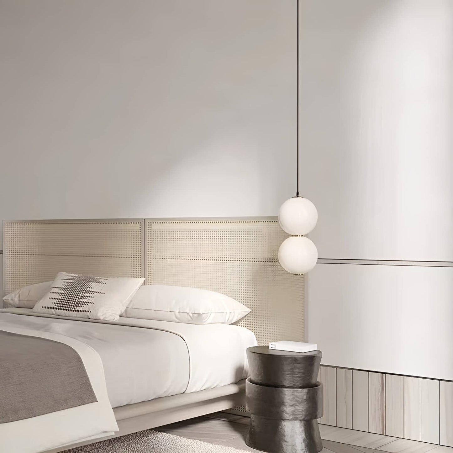 Nordic Minimalist White Pearls Pendant Lamp