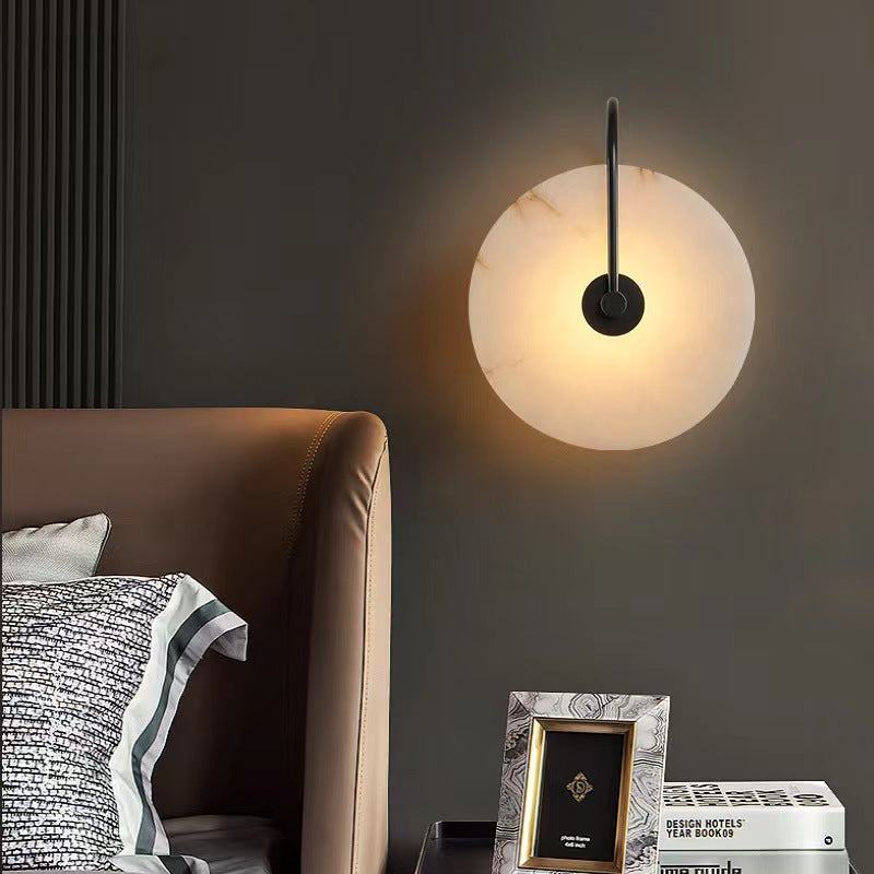 Nordic Modern Natural Marble Wall Lamp