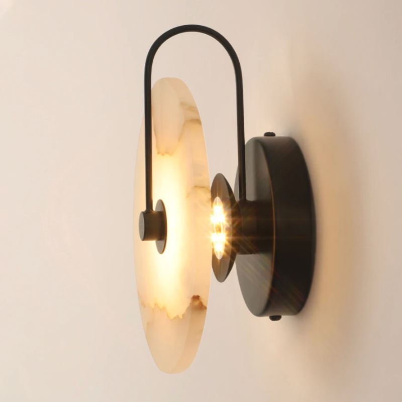 Nordic Modern Natural Marble Wall Lamp