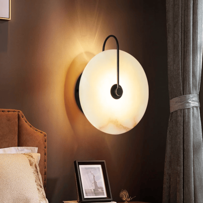 Nordic Modern Natural Marble Wall Light