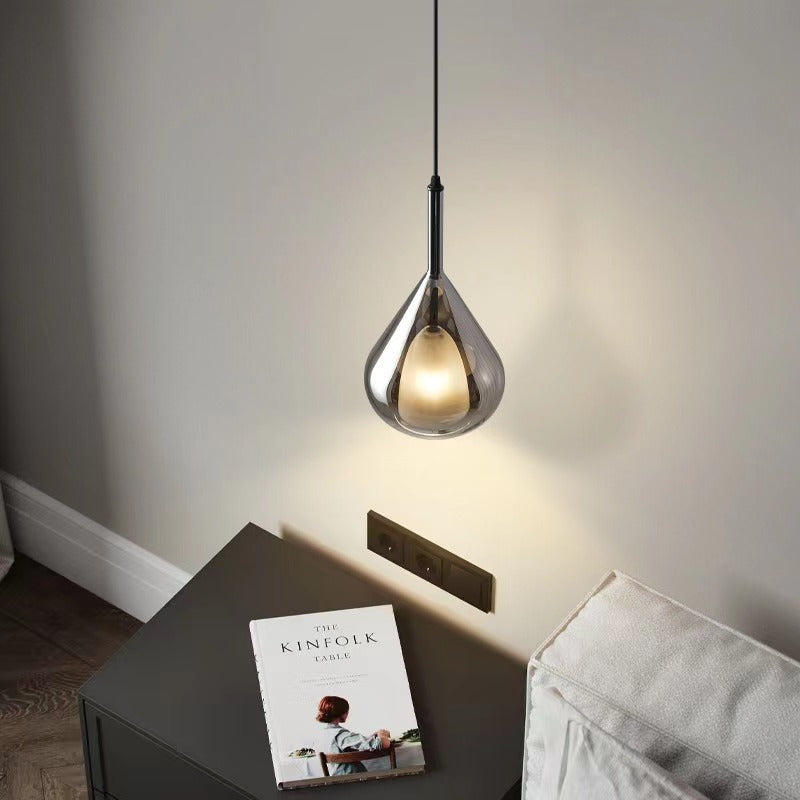 Nordic Water Drop Glass Pendant Lamp