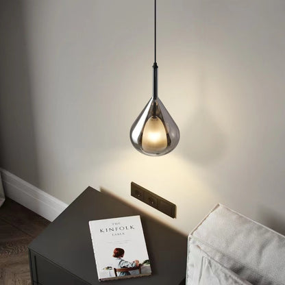 Nordic Water Drop Glass Pendant Lamp